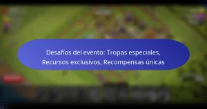 Read more about the article Desafíos del evento: Tropas especiales, Recursos exclusivos, Recompensas únicas